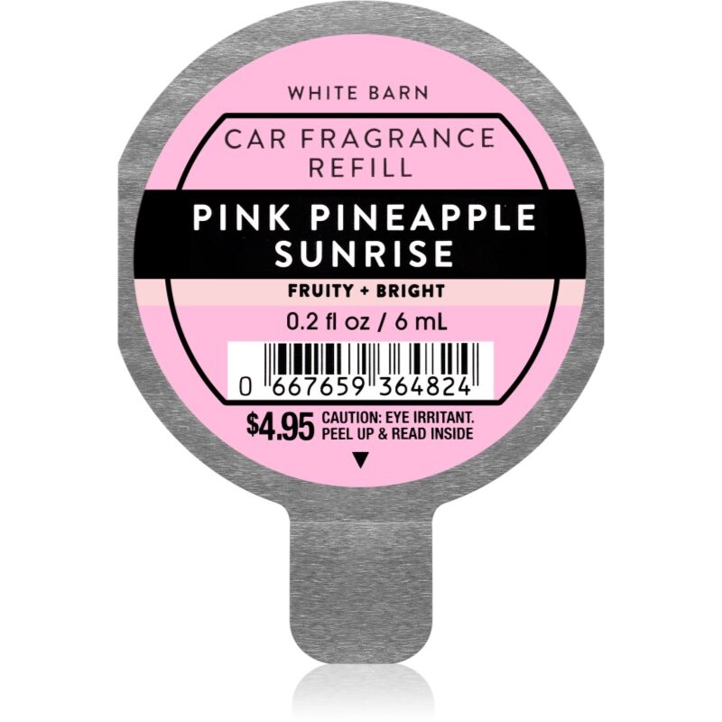 Bath & Body Works Pink Pineapple vôňa do auta náhradná náplň 6 ml