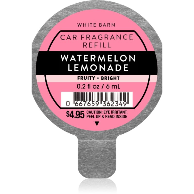 Bath & Body Works Watermelon Lemonade vôňa do auta náhradná náplň 6 ml