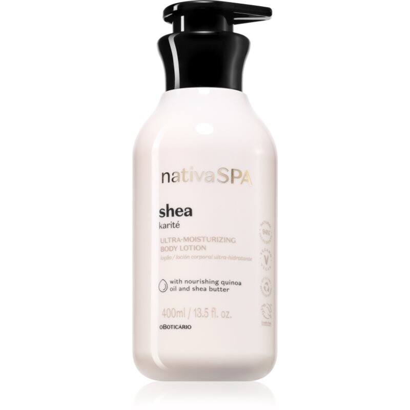 oBoticário Nativa SPA Karité telové mlieko 400 ml