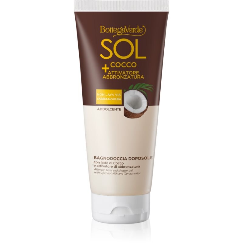 Bottega Verde Sol Cocco sprchový a kúpeľový gél po opaľovaní 200 ml