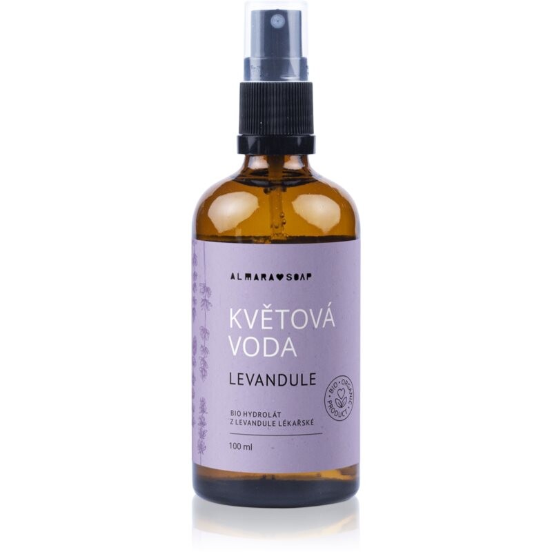 Almara Soap Kvetová Voda Levanduľa pleťová voda na upokojenie pleti 100 ml