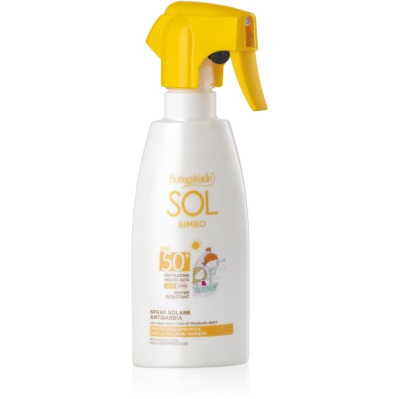 Bottega Verde Sol Bimbo opaľovací sprej pre deti s aloe vera SPF 50+ 250 ml