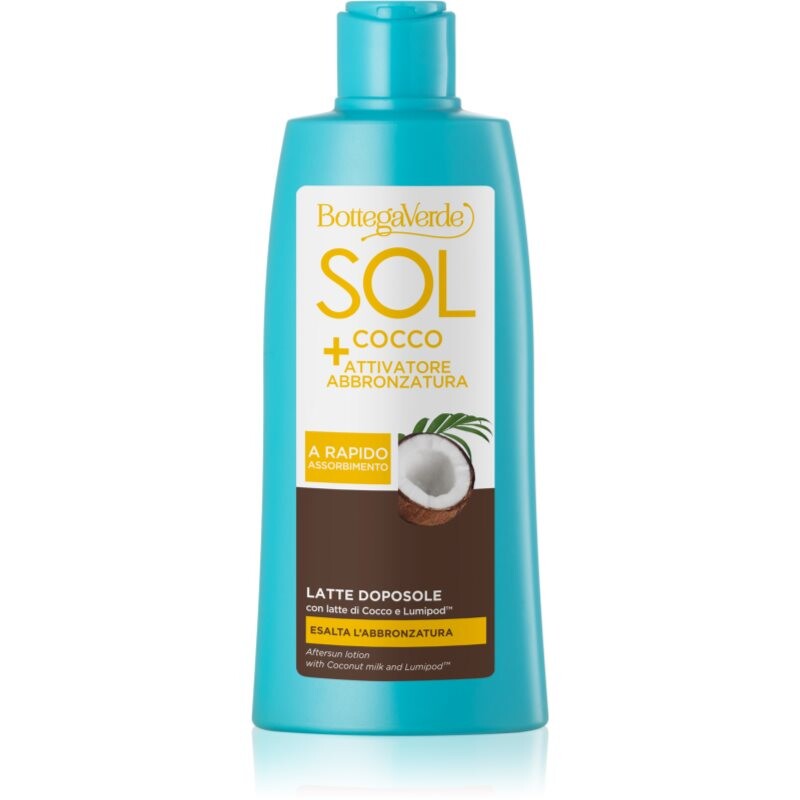 Bottega Verde Sol Cocco hydratačné telové mlieko pre podporu opálenia 200 ml