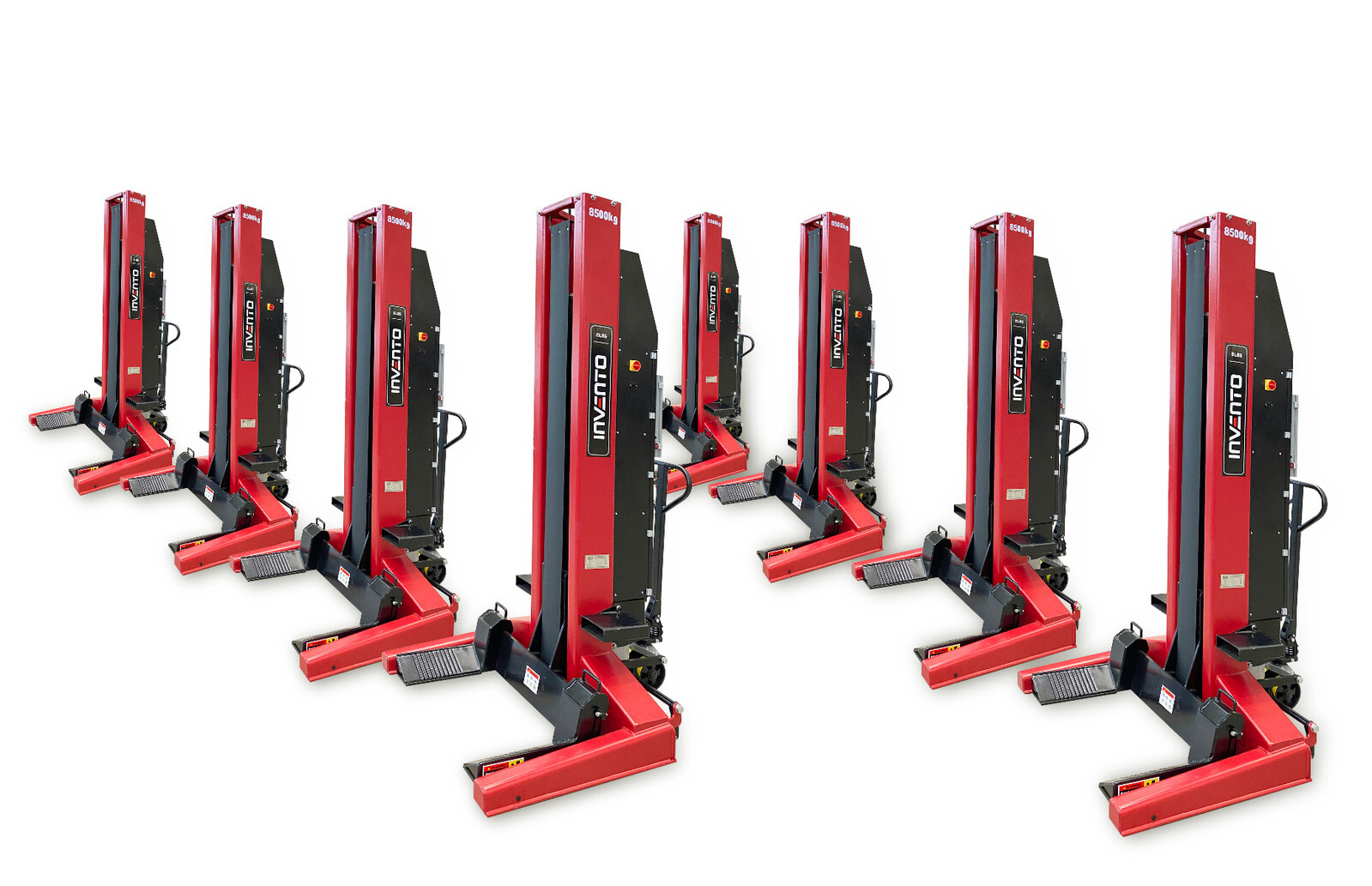 INVENTO EL 85 - Wireless adjustable columns 8.5T - set of 8 columns
