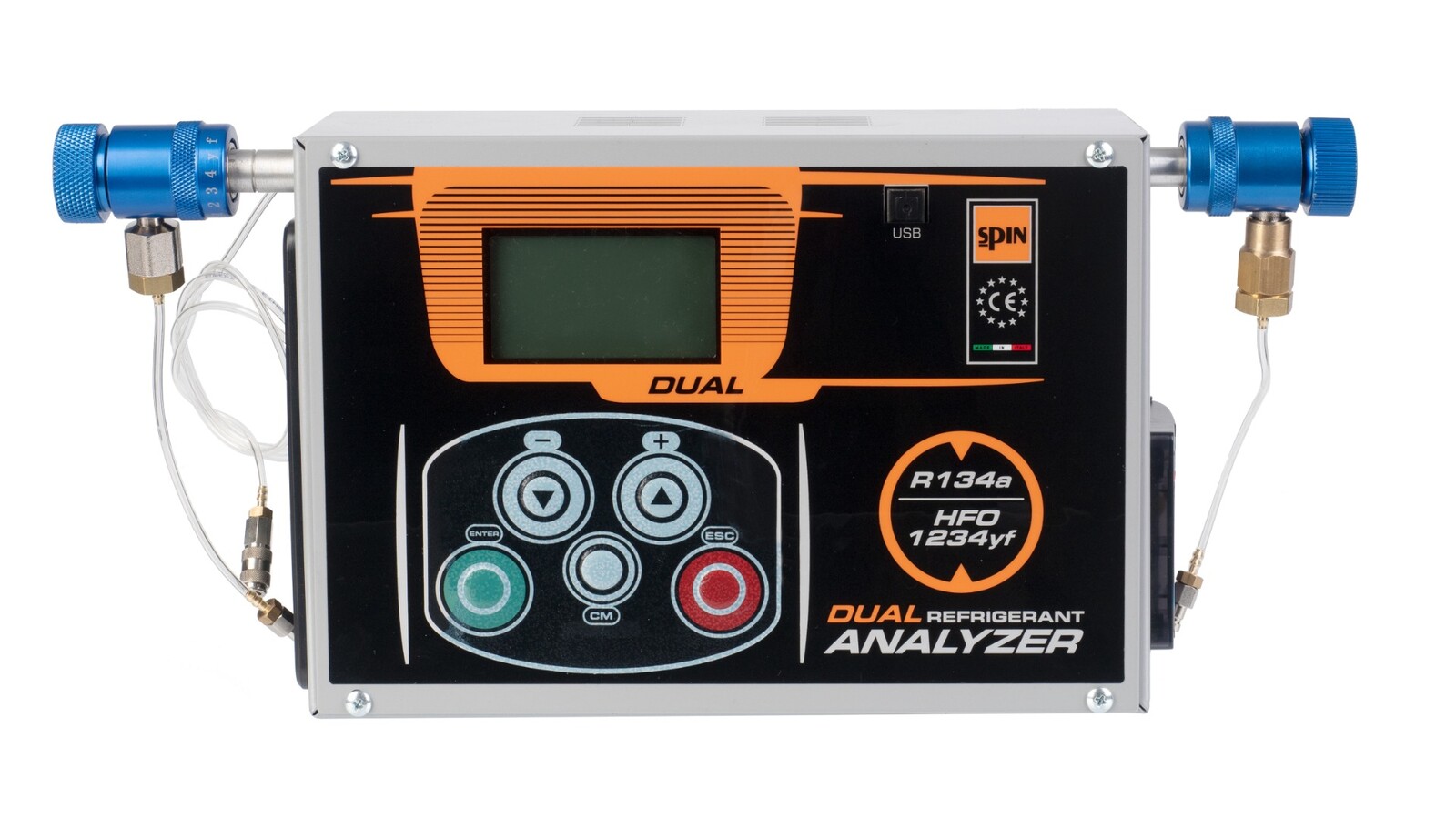 Dual gas kit analyser R1234yf, R134a with printer