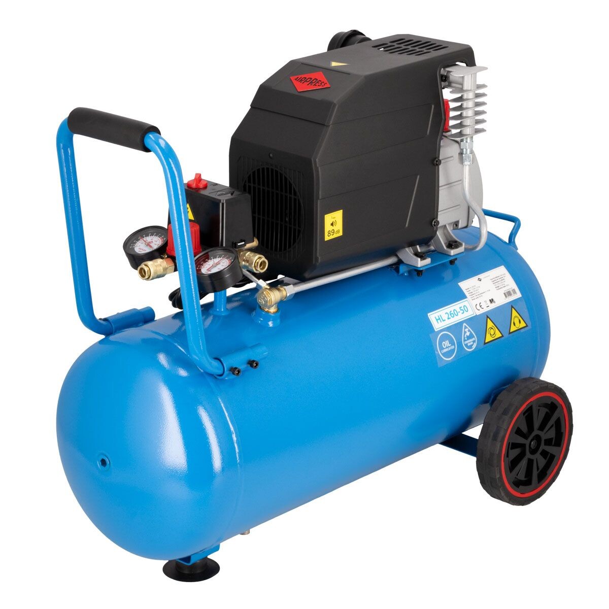 Compressor HL 260-50 8 bar 2 KM/1.5 kW 206 l/min 50 l