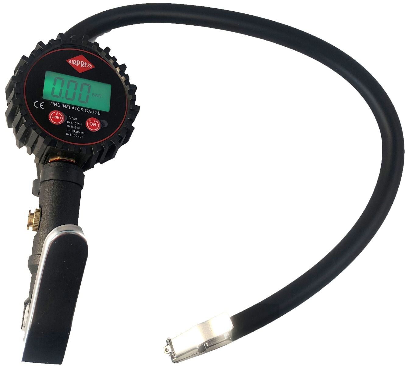 Fúkacia pištoľ 42064 s digitálnym displejom 10 bar