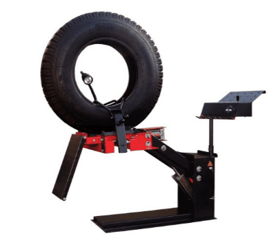 Pneumatic spreader - truck tyre repair station