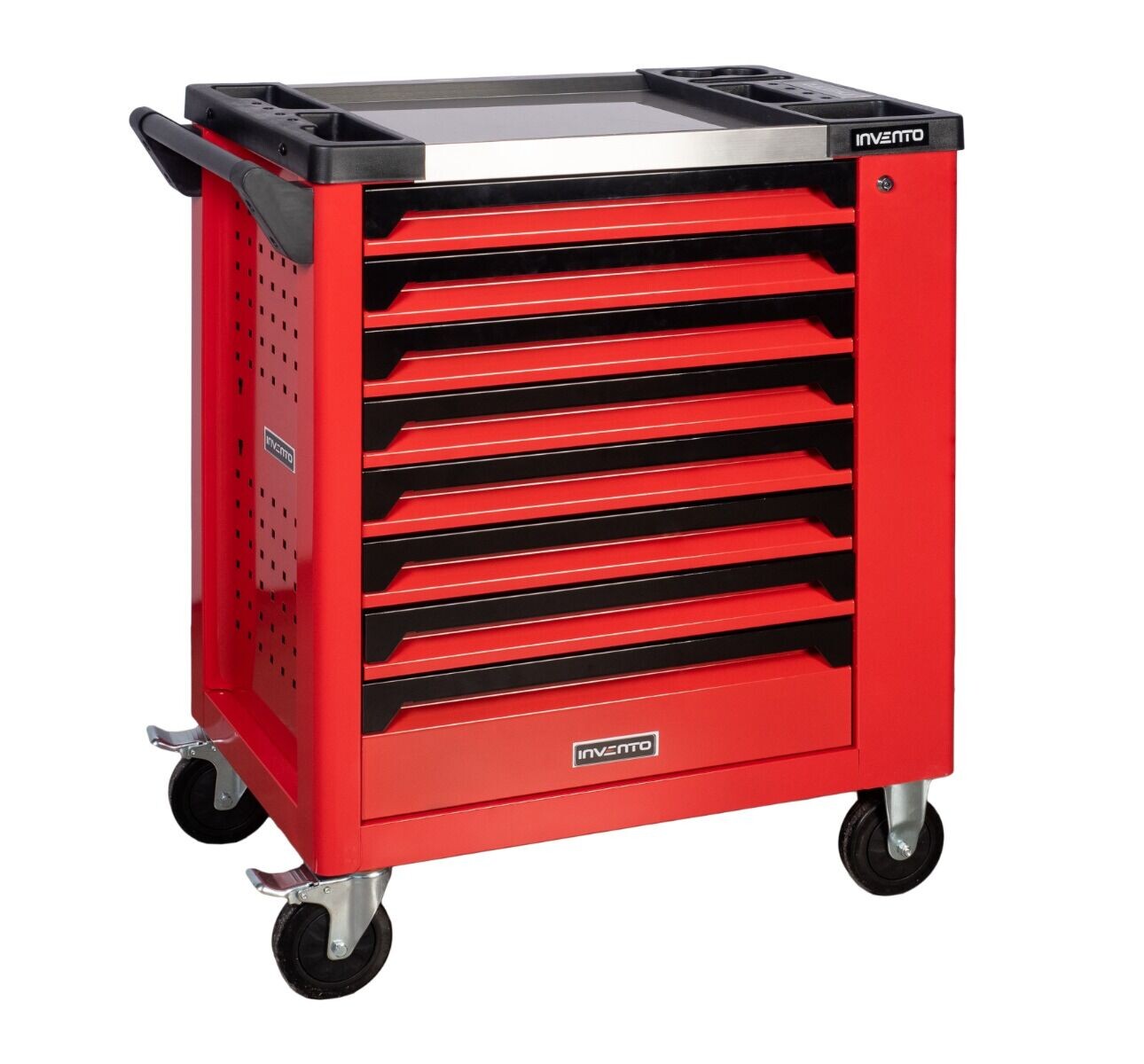 INVENTO Truck tool cart, 220 elements, 8 drawers