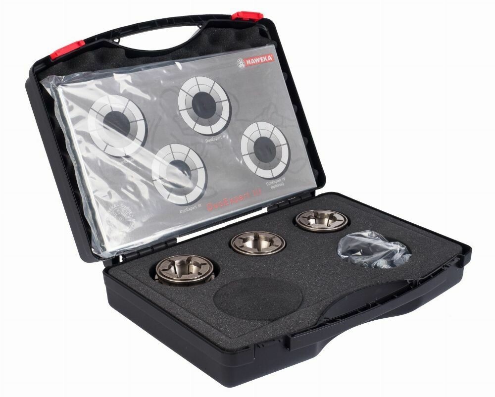 Haweka DUO-EXPERT 40 mm, 3 sleeves 54 - 78 mm in a case
