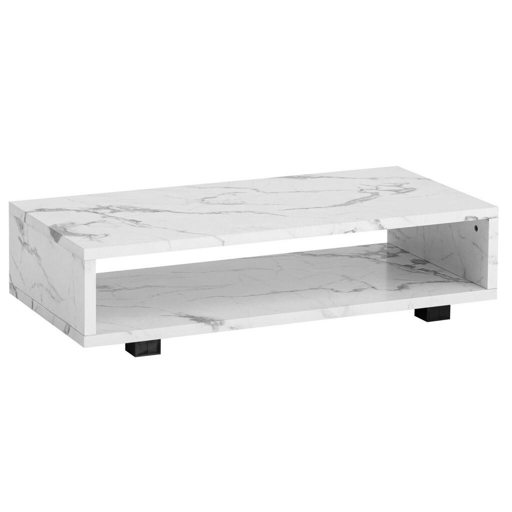 Livetastic KONFERENČNÝ STOLÍK, biela, kompozitné drevo, 100/50/25 cm