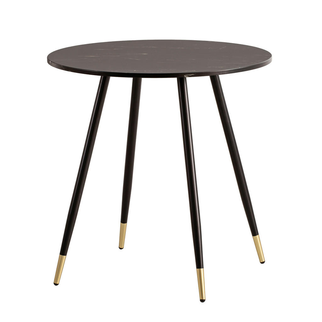 Livetastic JEDÁLENSKÝ STÔL, čierna, 75/75/76 cm
