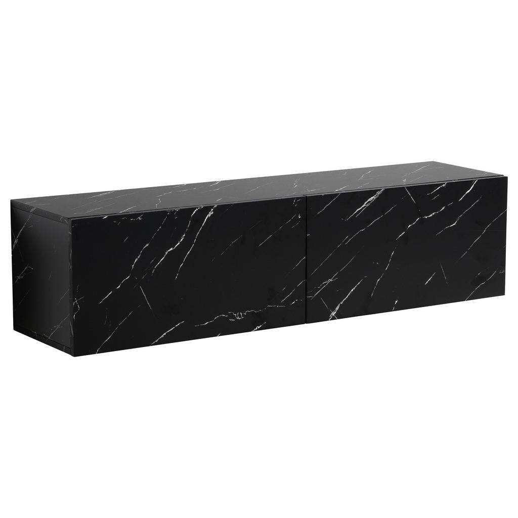 MID.YOU NÍZKA KOMODA, čierna, 120/30/30 cm