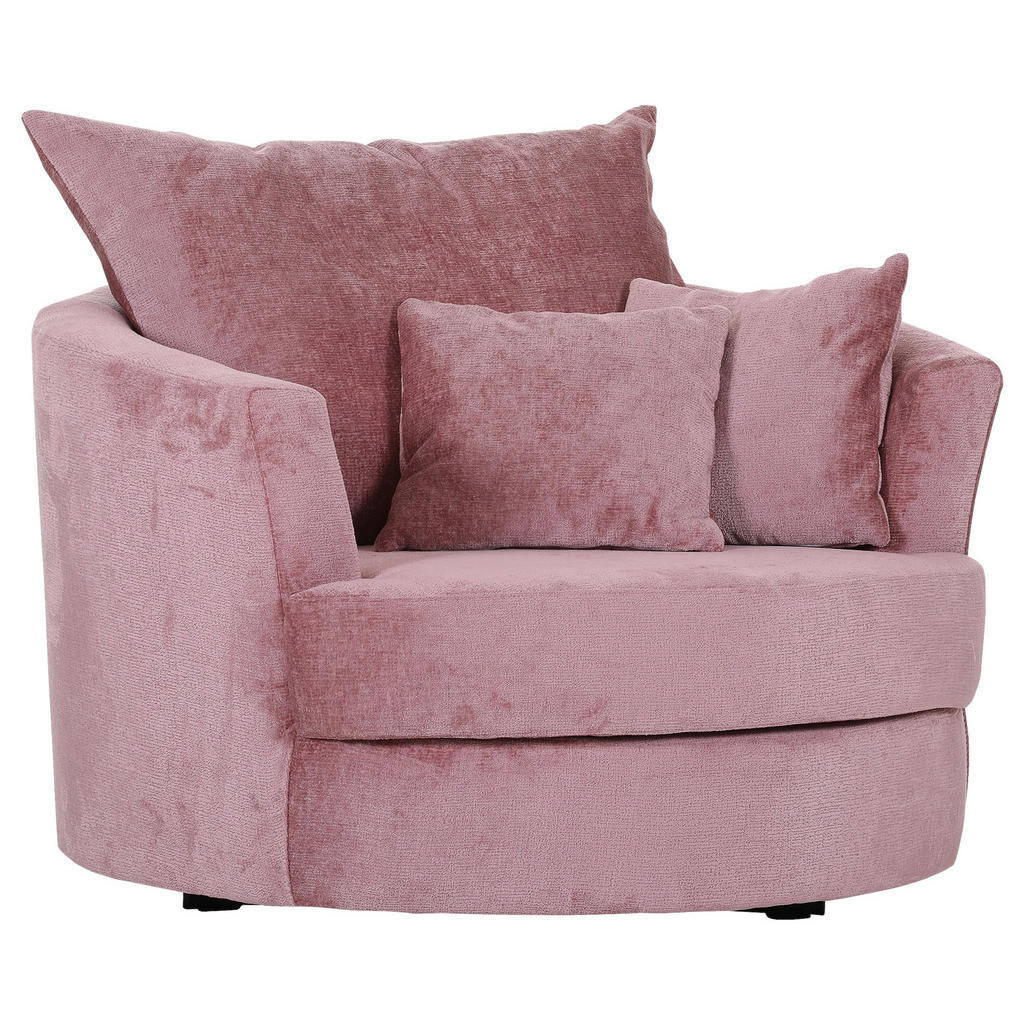 Carryhome KRESLO, textil, staroružová