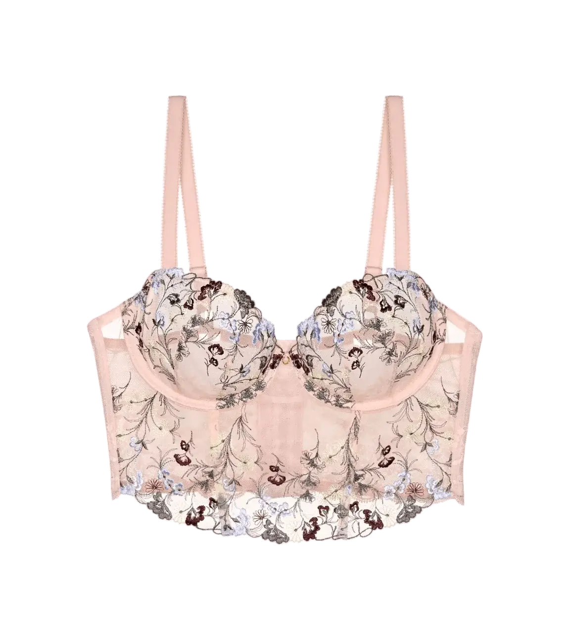 Dámsky korzet Sensual Spotlight Wired Corset - BROWN - light pink 7308 - TRIUMPH BROWN 80D