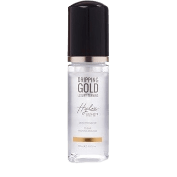 DRIPPING GOLD Hydra Whip Tanning Mousse priehľadná samoopaľovacia pena Dark 150 ml