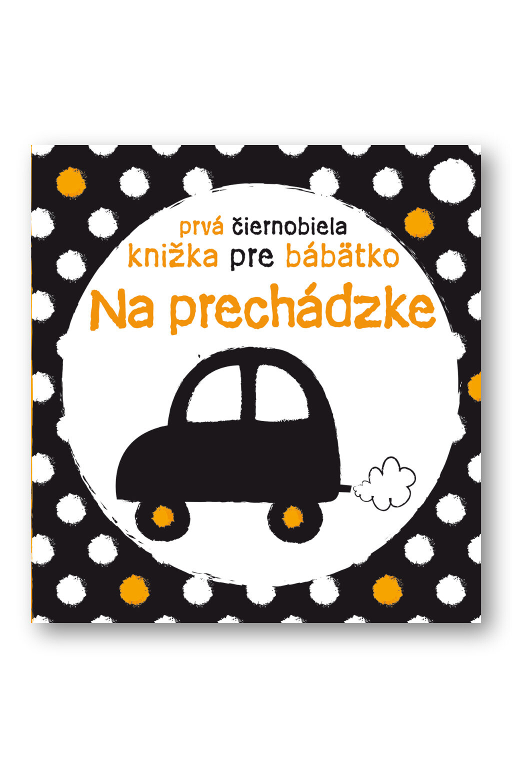 Prvá čiernobiela knižka pre bábätko Na prechádzke - Stella Baggott