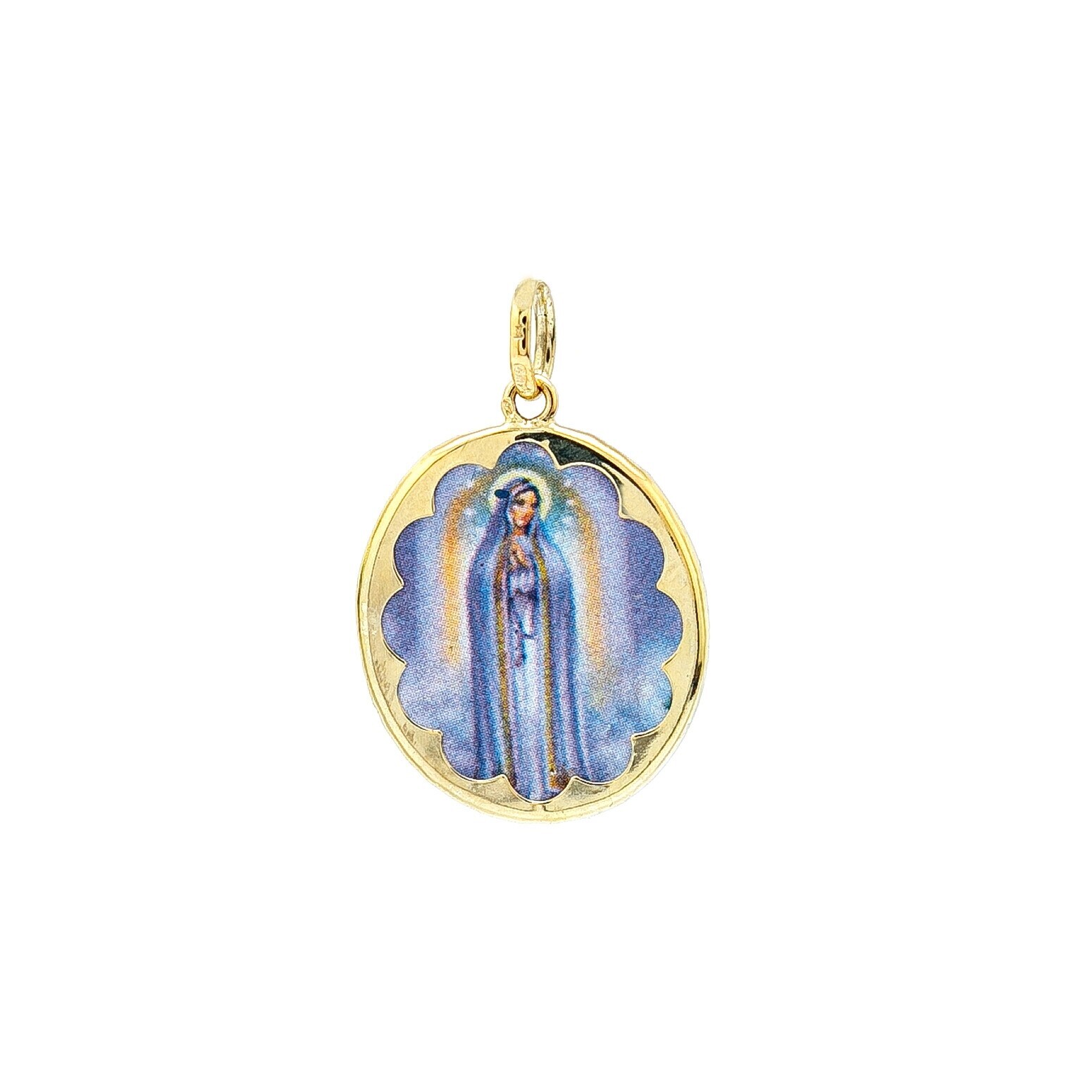 Malý medailón Božej Matky Márie - M