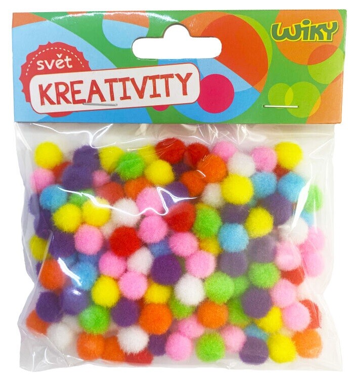 Pom-pom guličky 180ks