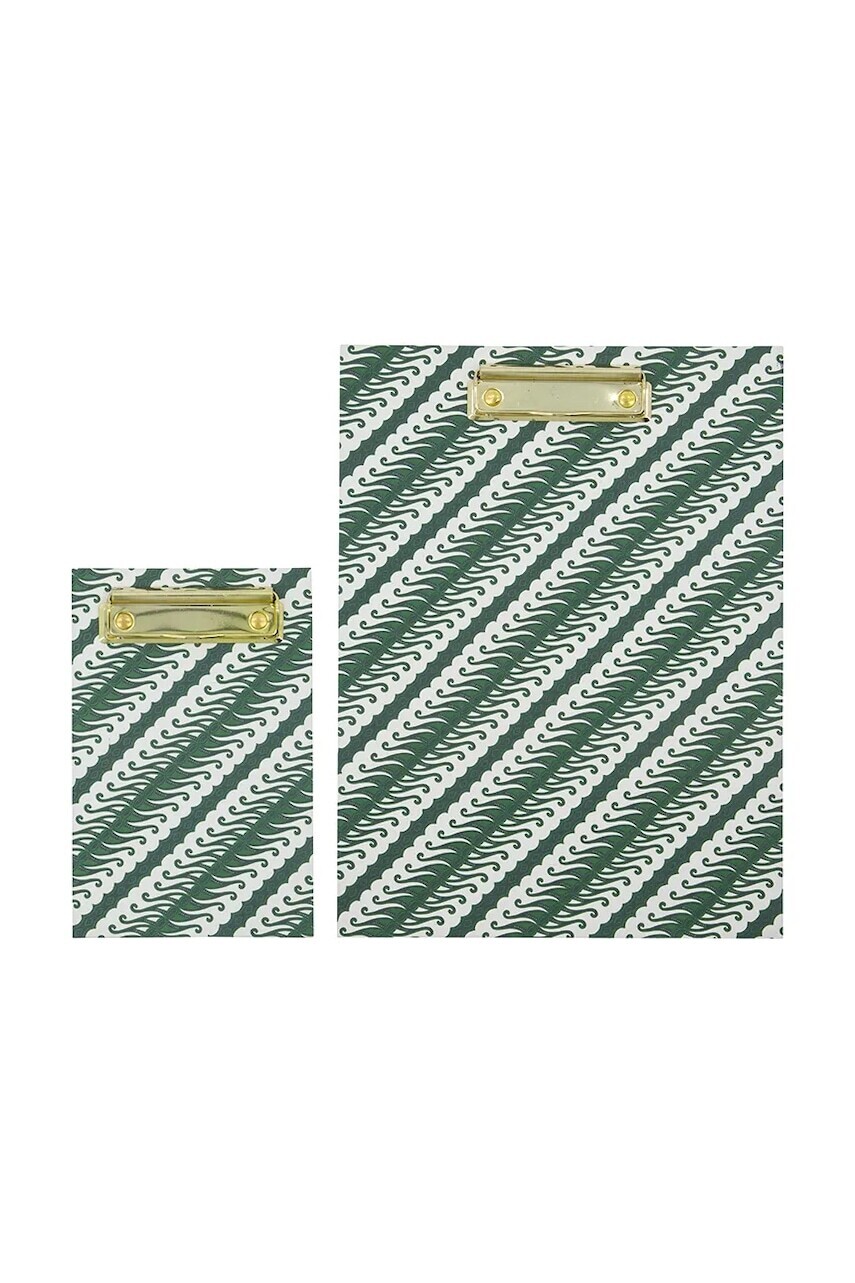 Podložka na písanie House Doctor HDClip 24 x 32 cm 2-pak zelená farba