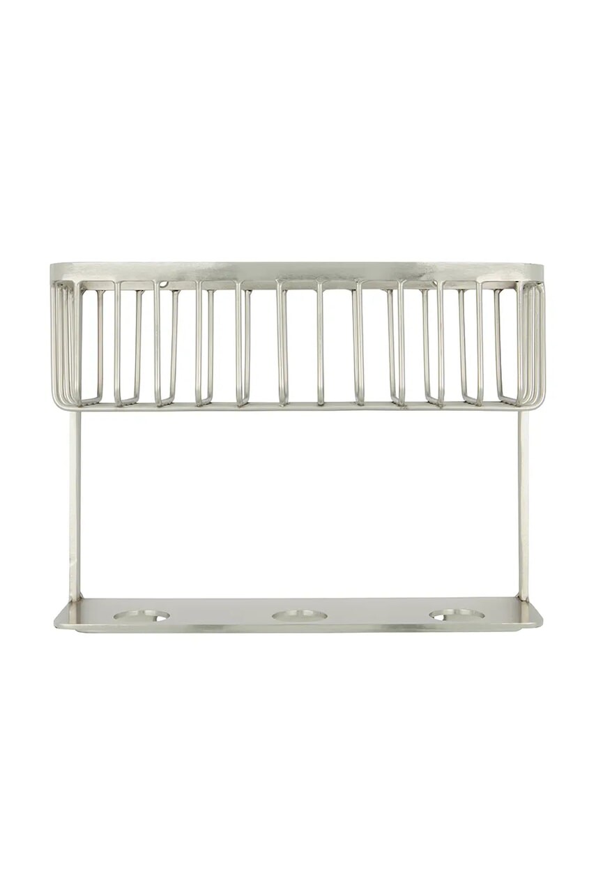 Závesný regál do sprchy House Doctor HDBath 20 x 25,5 xm šedá farba