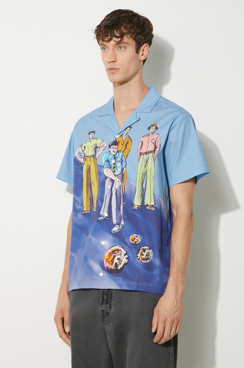 Bavlnená košeľa Filling Pieces Resort Shirt pánska, regular, 98733980631
