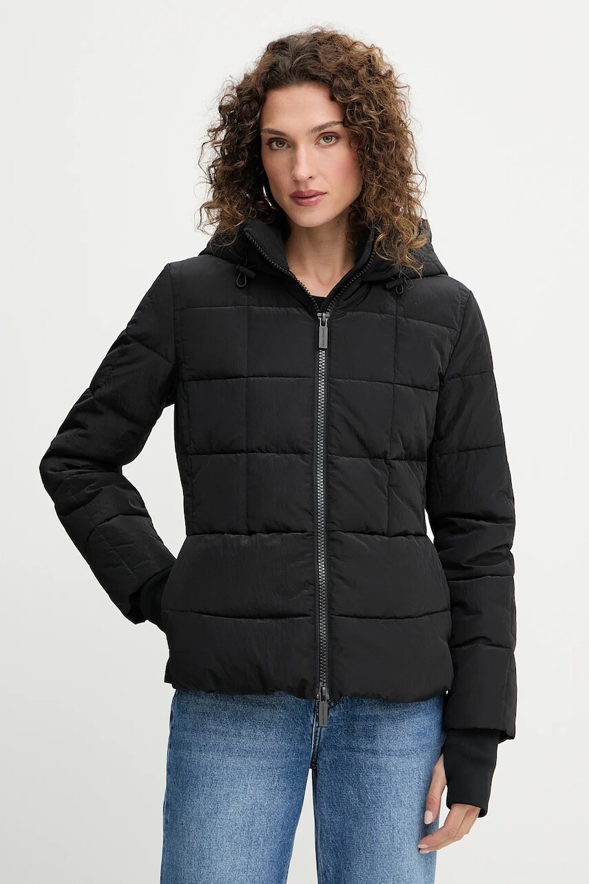 Bunda Armani Exchange čierna farba, zimná, XW000650 AF16207