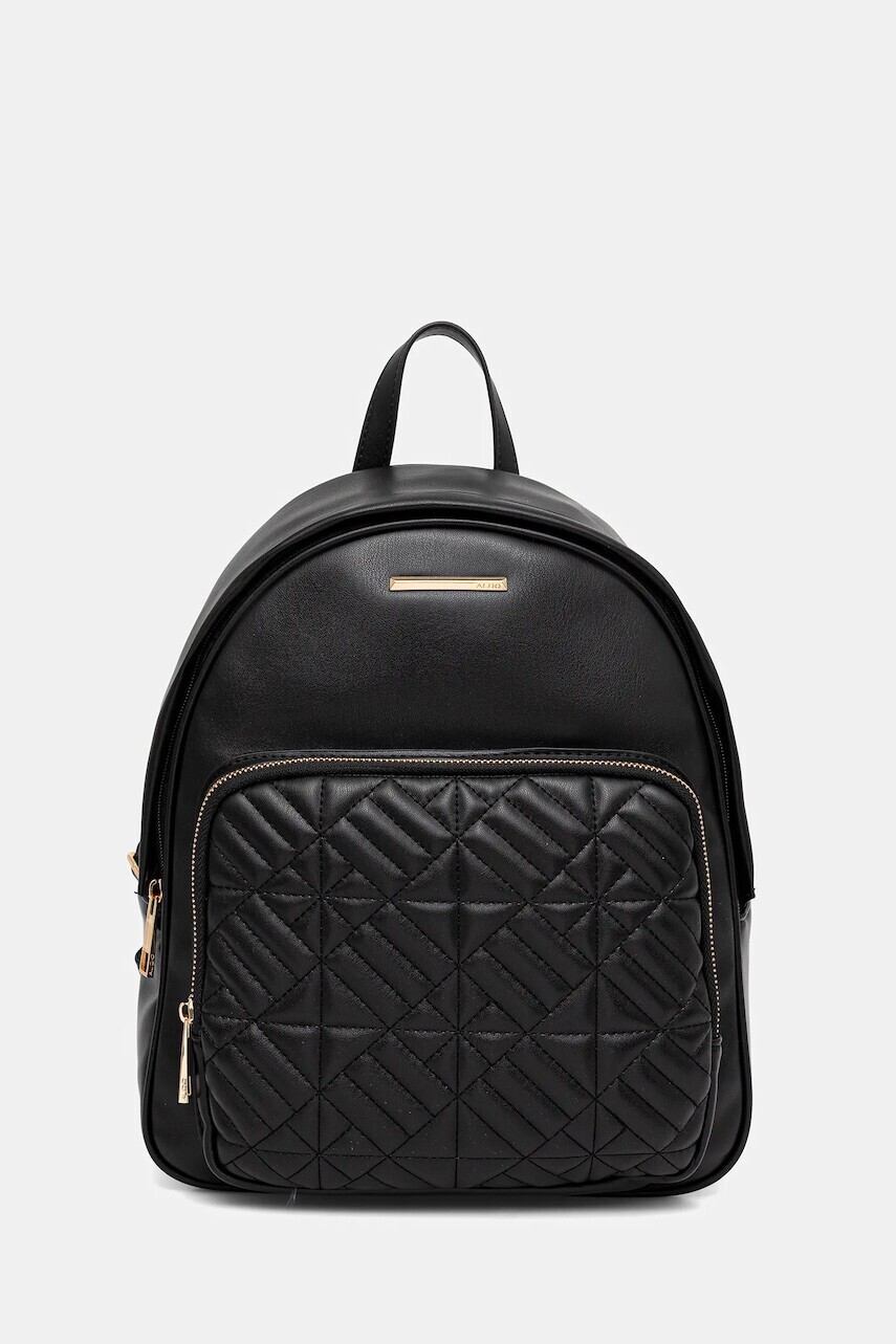 Ruksak Aldo dámsky, čierna farba, veľký, jednofarebná, WALESEAN.006