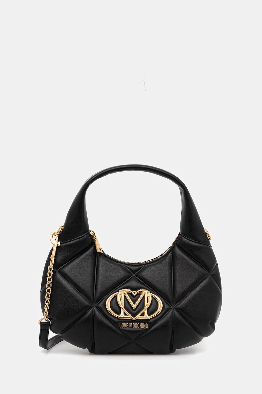 Kabelka Love Moschino čierna farba, JC4039PP1NLC0000