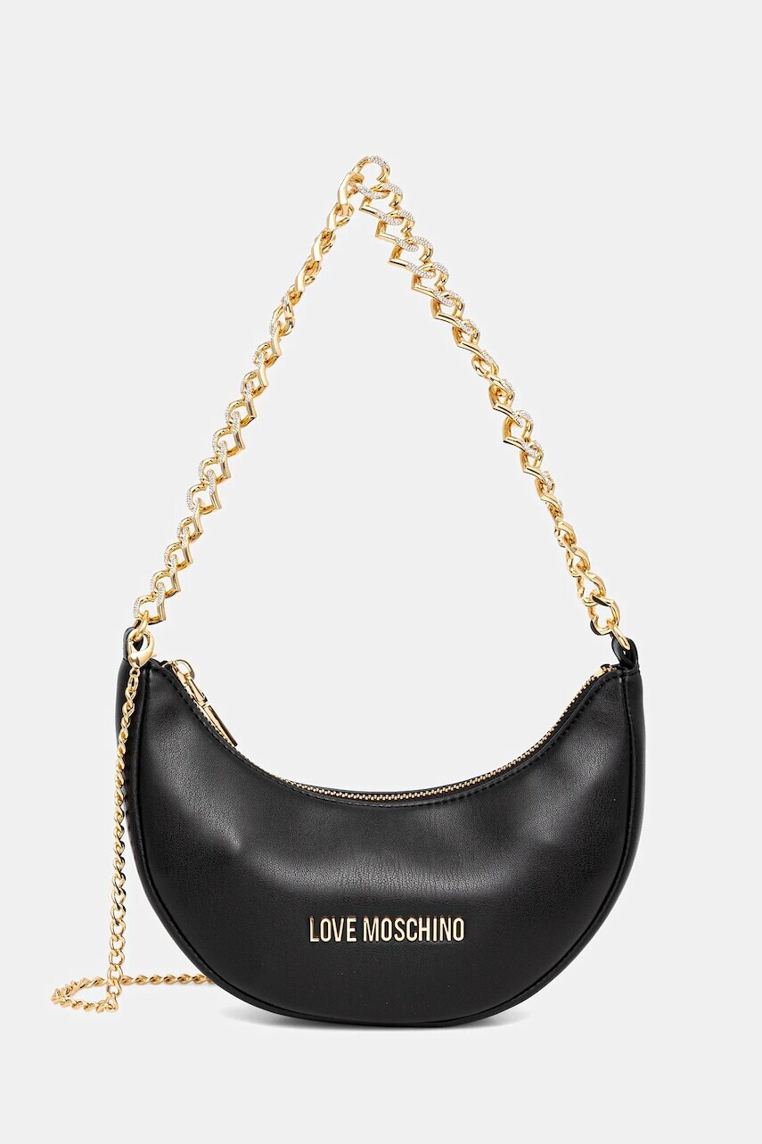 Kabelka Love Moschino čierna farba, JC4094PP1NLU0000