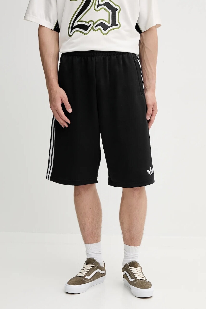 Šortky adidas Originals Oversized Short čierna farba, KD6617