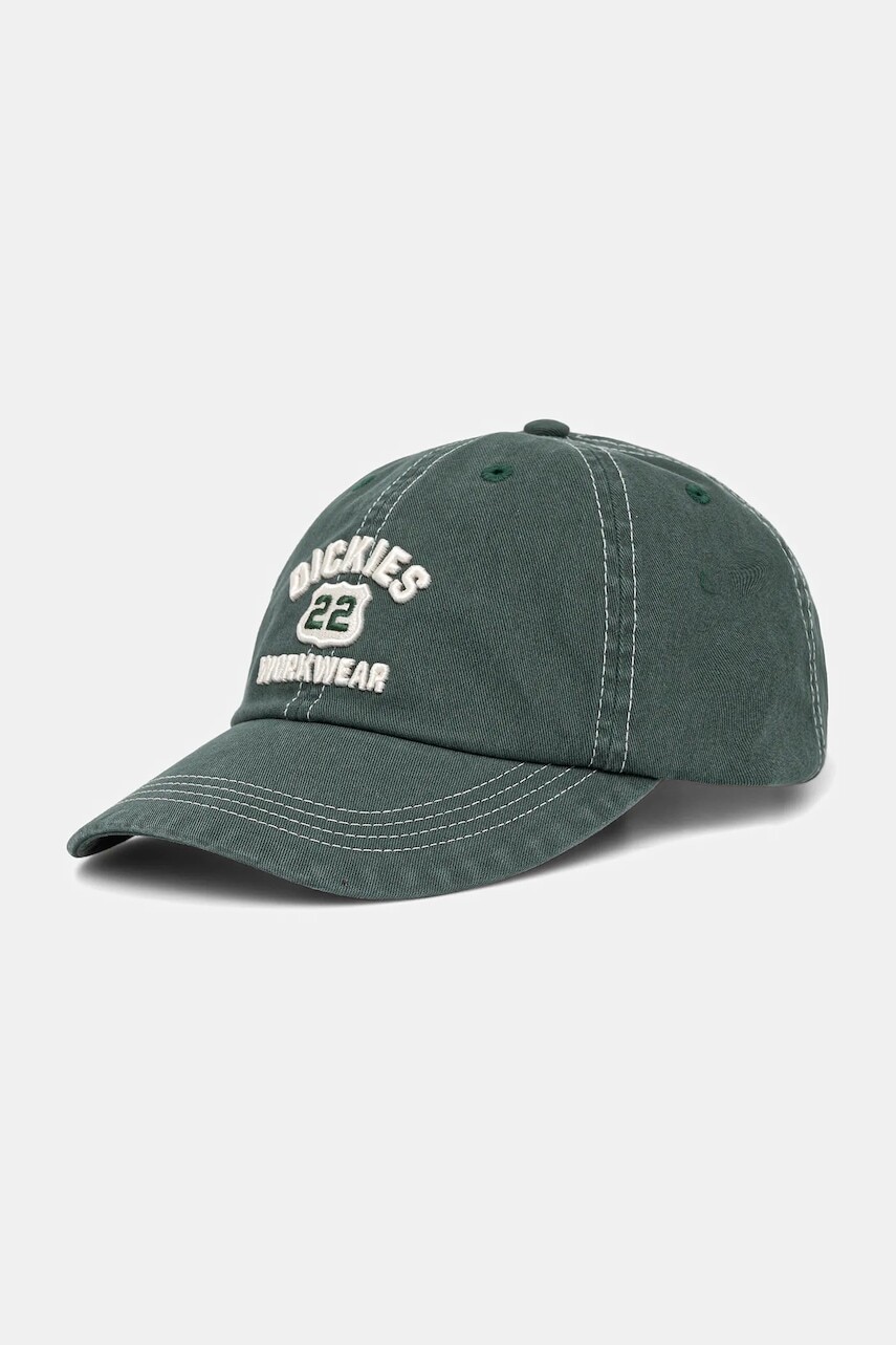 Bavlnená šiltovka Dickies zelená farba, DK0A87N9
