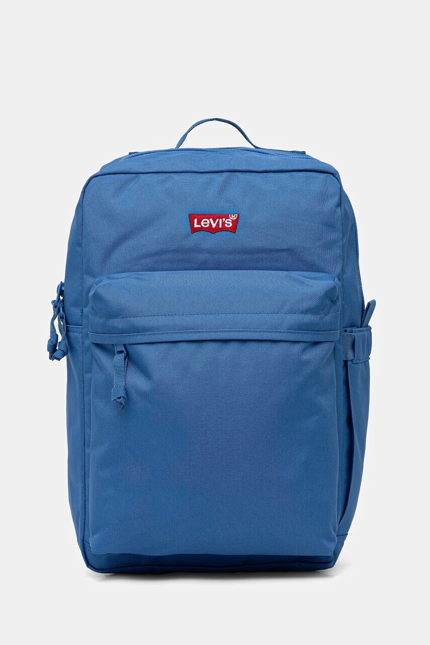 Ruksak Levi's modrá farba, veľký, s nášivkou, D5463