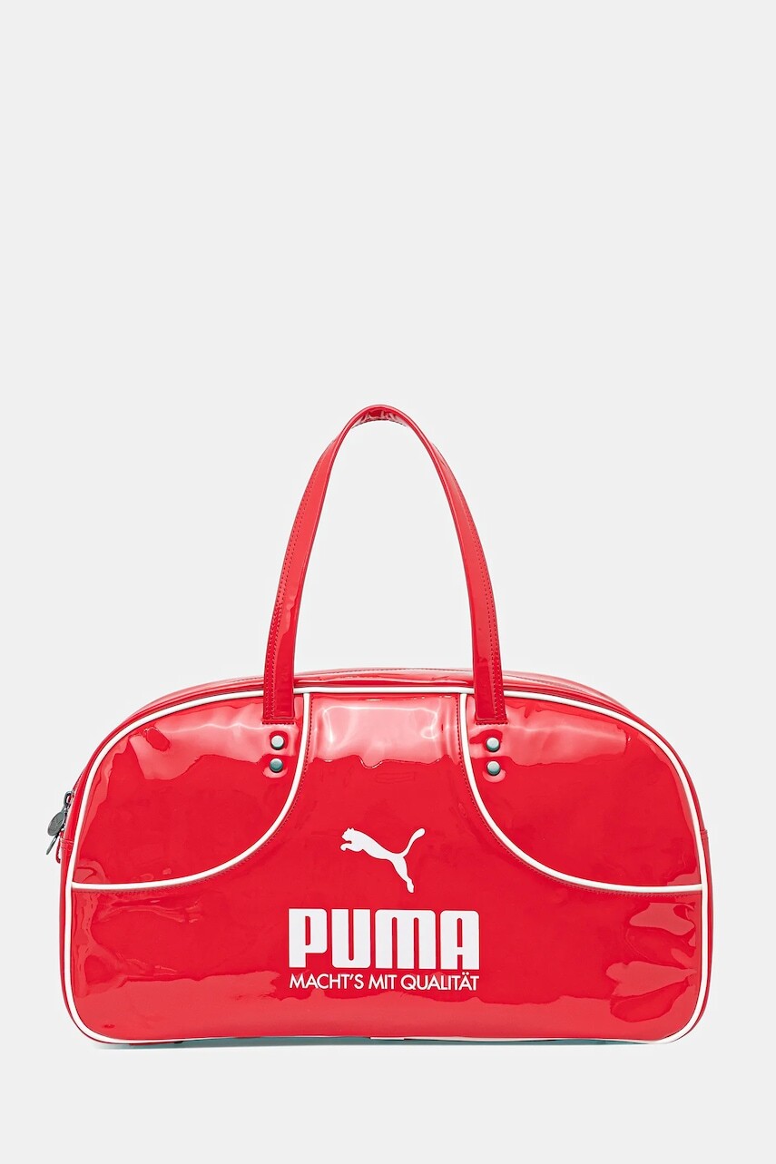 Taška Puma červená farba, 91428