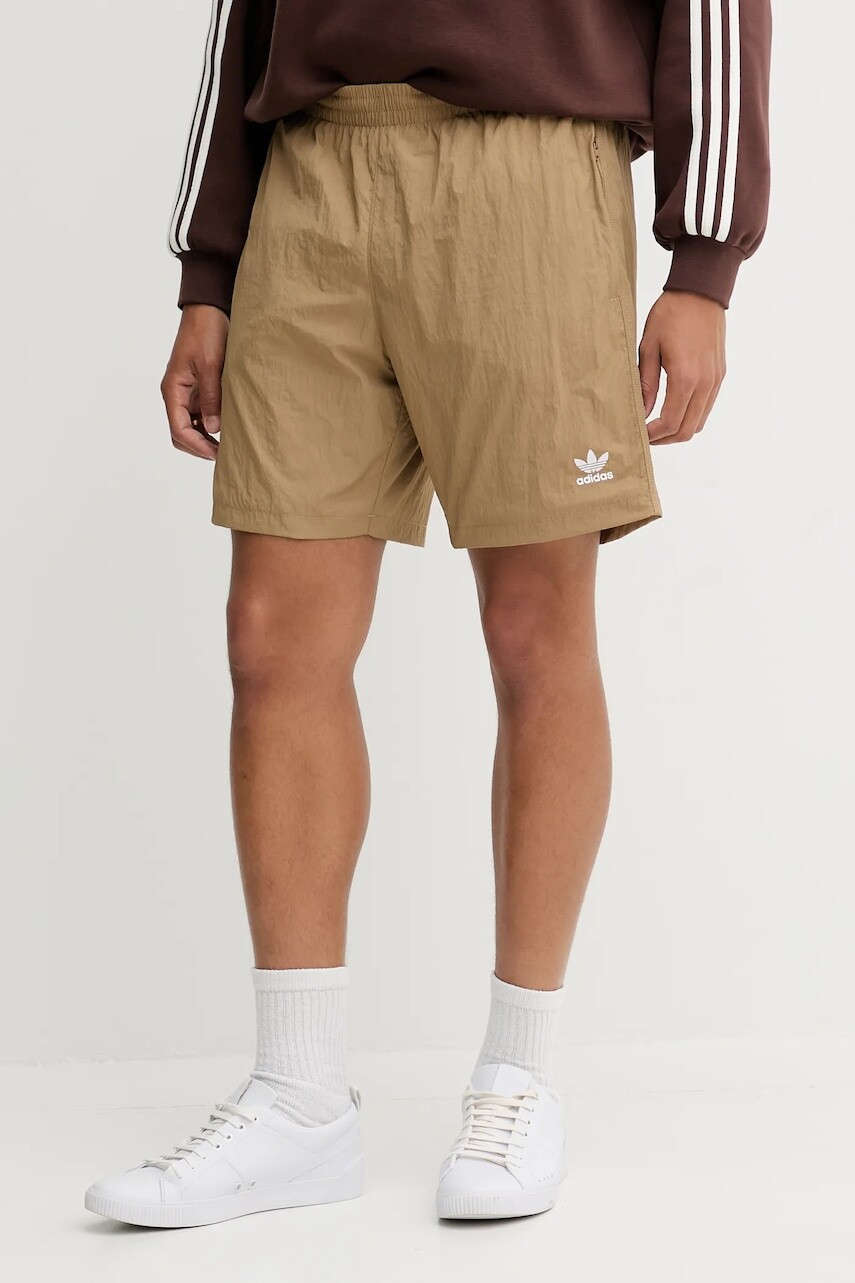 Šortky adidas Originals Essentials béžová farba, JX3906