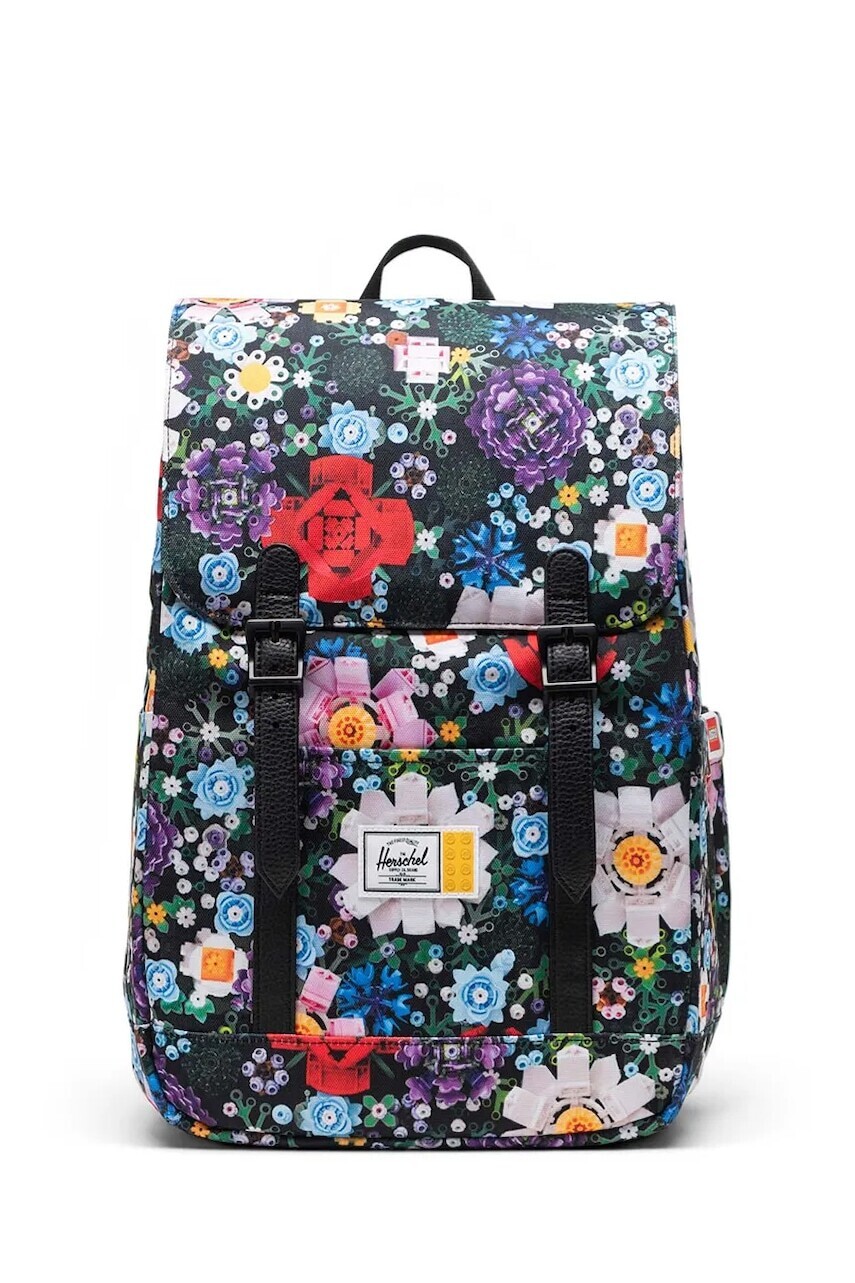Ruksak Herschel x LEGO® Retreat™ Small čierna farba, veľký, 11611-07029-OS