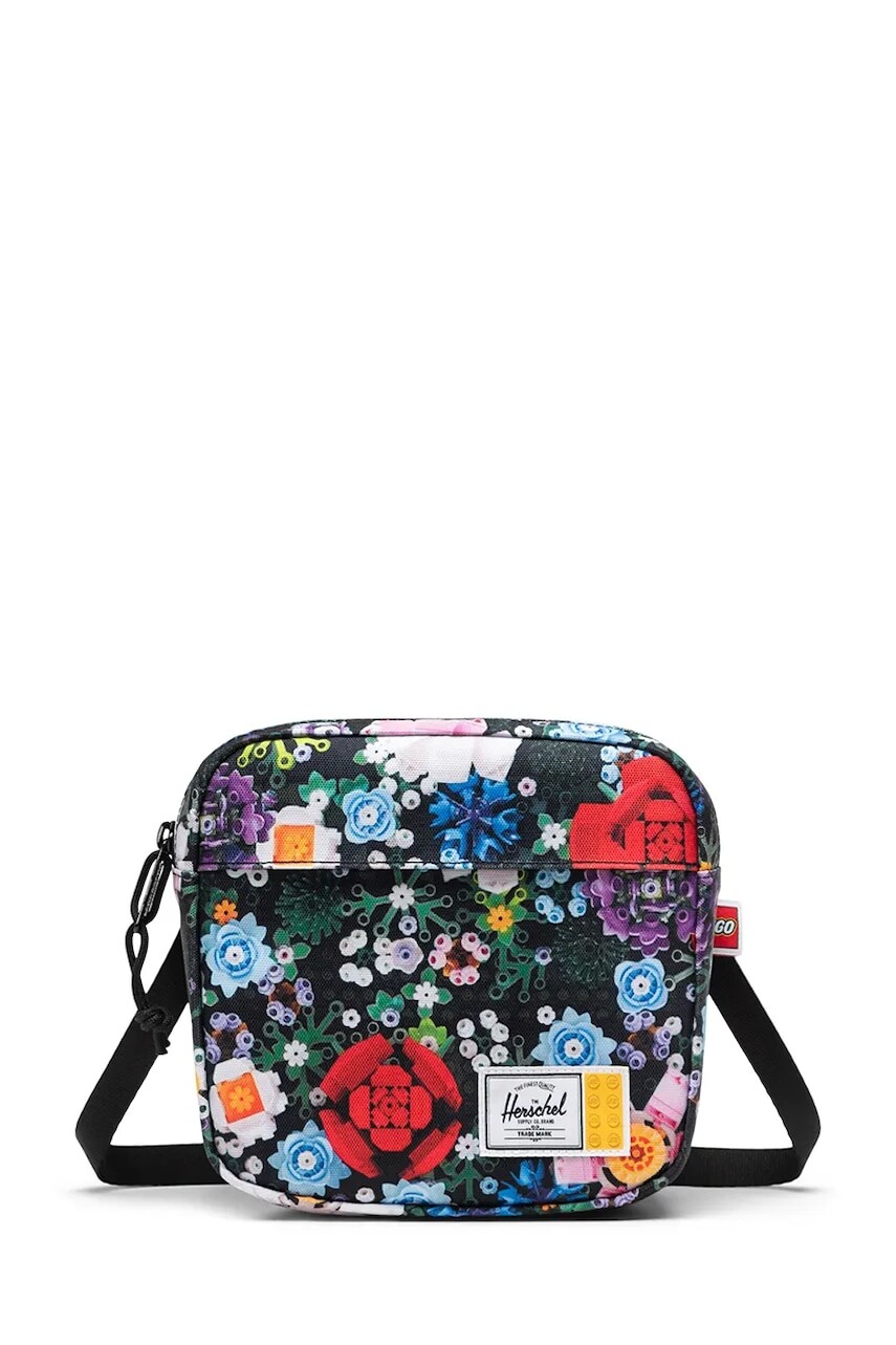 Kabelka Herschel x LEGO® Classic™ čierna farba, 11609-07029-OS