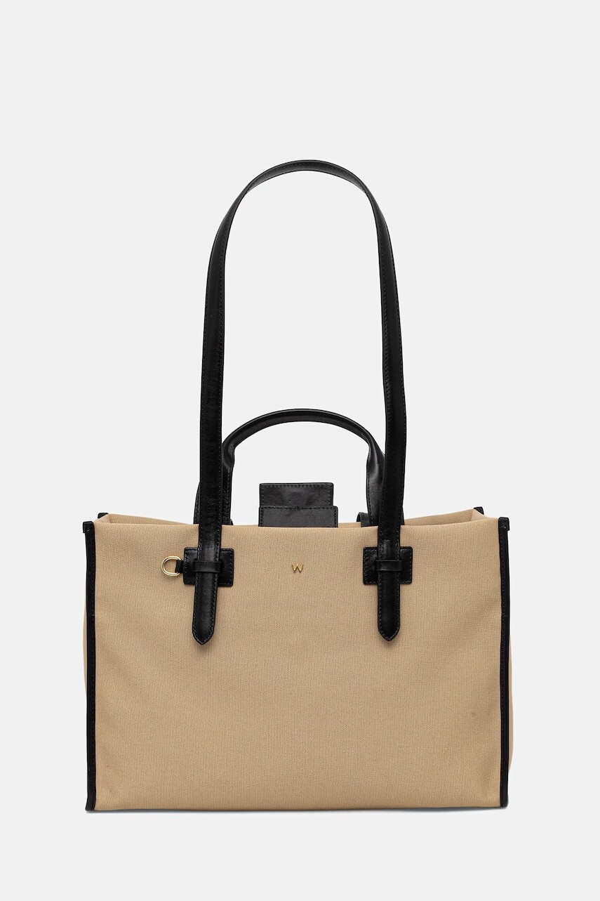 Kabelka Weekend Max Mara GIANNA béžová farba, 2525516044600