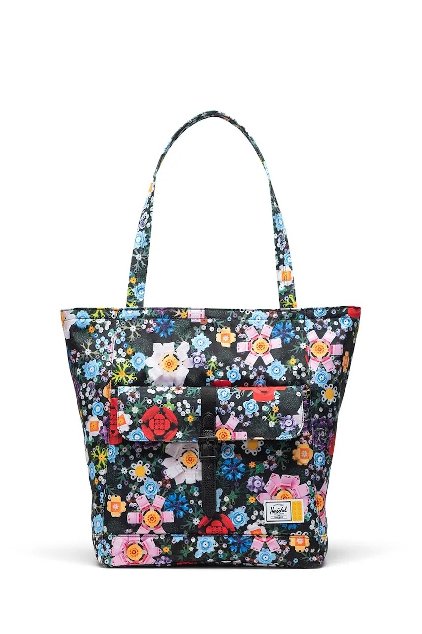 Kabelka Herschel x LEGO® Retreat™ čierna farba, 11612-07029-OS