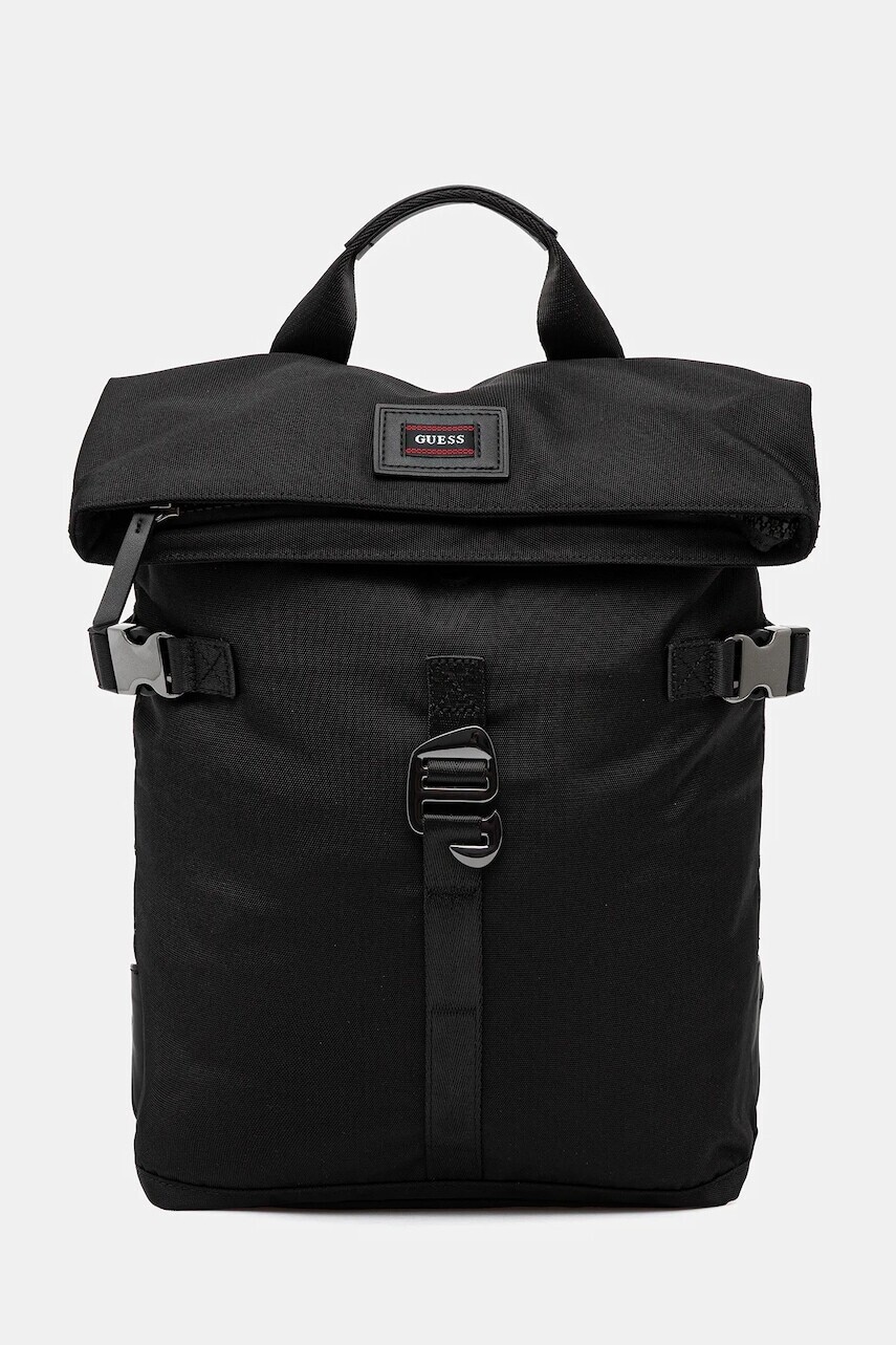 Ruksak Guess AREZZO pánsky, čierna farba, veľký, jednofarebné, HMARHN P5333