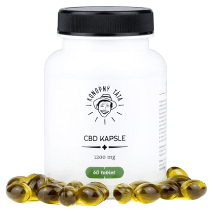 KONOPNÝ TÁTA CBD kapsule 1200mg 60 tabliet
