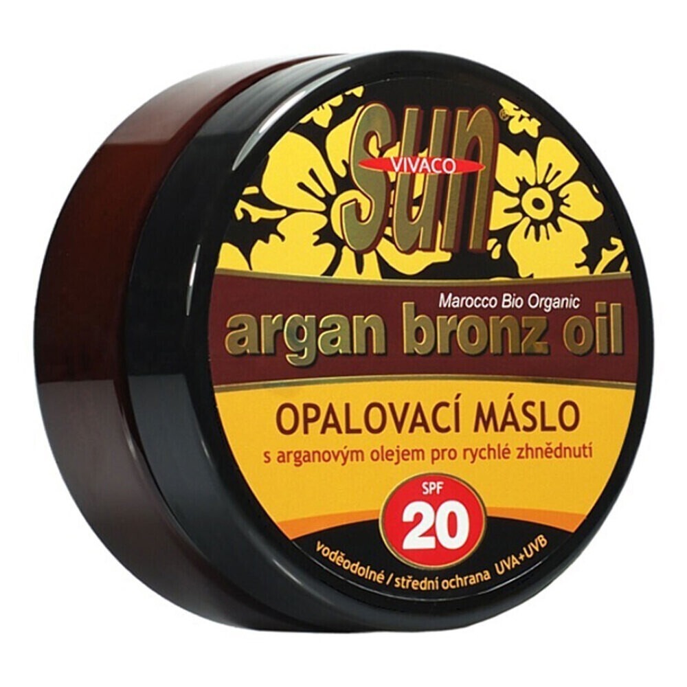 SUN VITAL Opaľovacie maslo s arganovým olejom OF 20 200 ml, poškodený obal