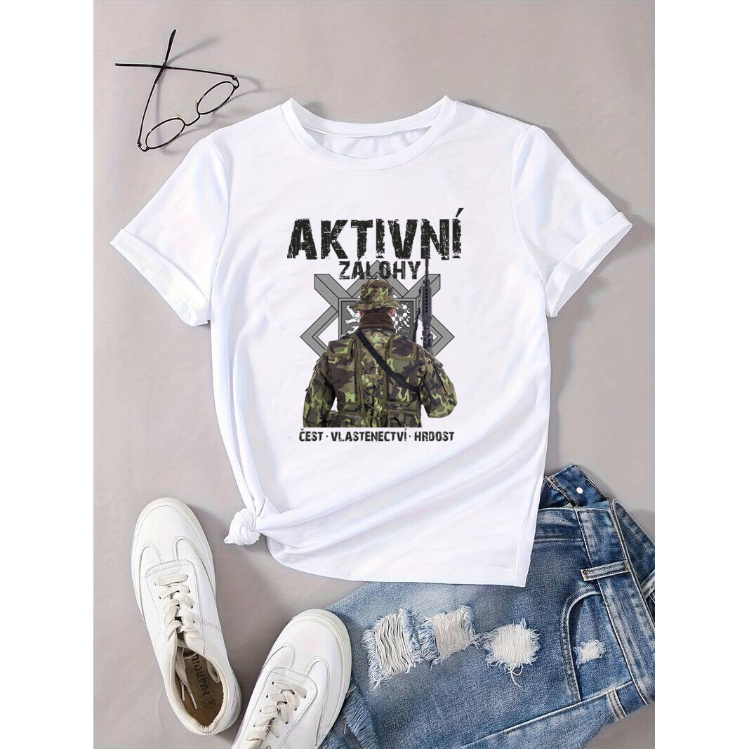 Tričko dámske Striker Aktívne zálohy - biele, M