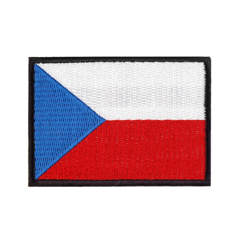 Nášivka nažehľovacia vlajka Česká republika 7x5,2cm - farebná