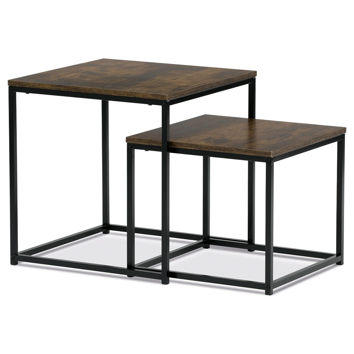 Sada odkladacích stolkov, staré drevo, 2 ks