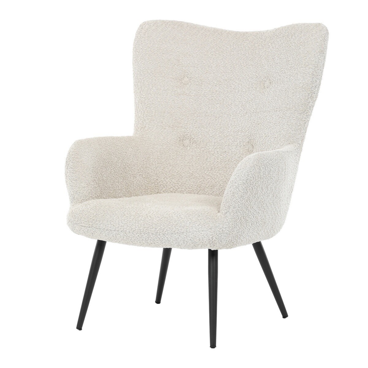 Kreslo s područkami CRM2, krémová