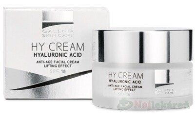 Galenia Hy Cream krém na tvár proti starnutiu SPF18 50 ml