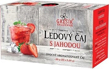 Grešík Valdemar Ledový čaj s jahodou 20 × 2 g n.s.