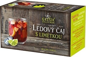 Grešík Valdemar Ledový čaj s limetkou 20 × 2 g n.s.