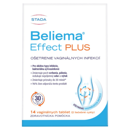 Beliema Effect Plus vaginálne tablety 14ks